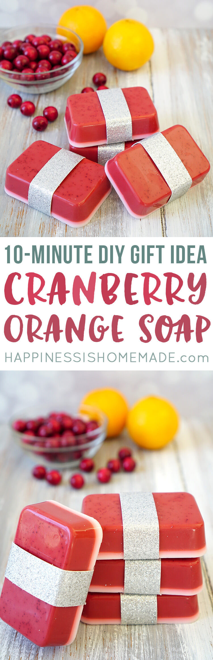 Best ideas about DIY Holiday Gifts
. Save or Pin 10 Minute DIY Cranberry Orange Soap Happiness is Homemade Now.