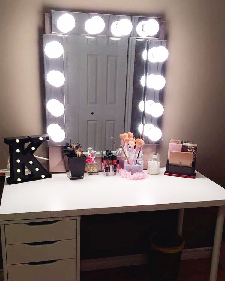 Best ideas about DIY Hollywood Mirror
. Save or Pin DIY “Hollywood Style” Vanity Mirror Now.