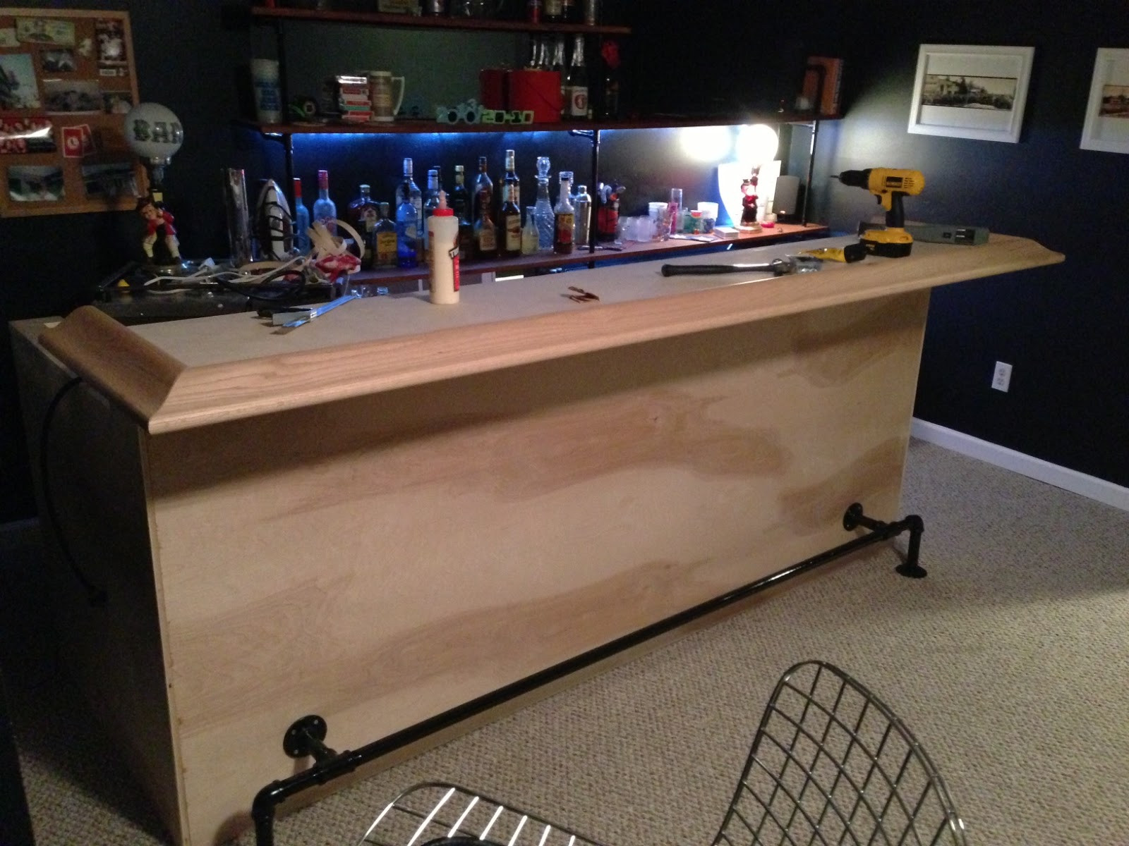 Best ideas about DIY Home Bar Plans
. Save or Pin back to the trees basement bar Now.