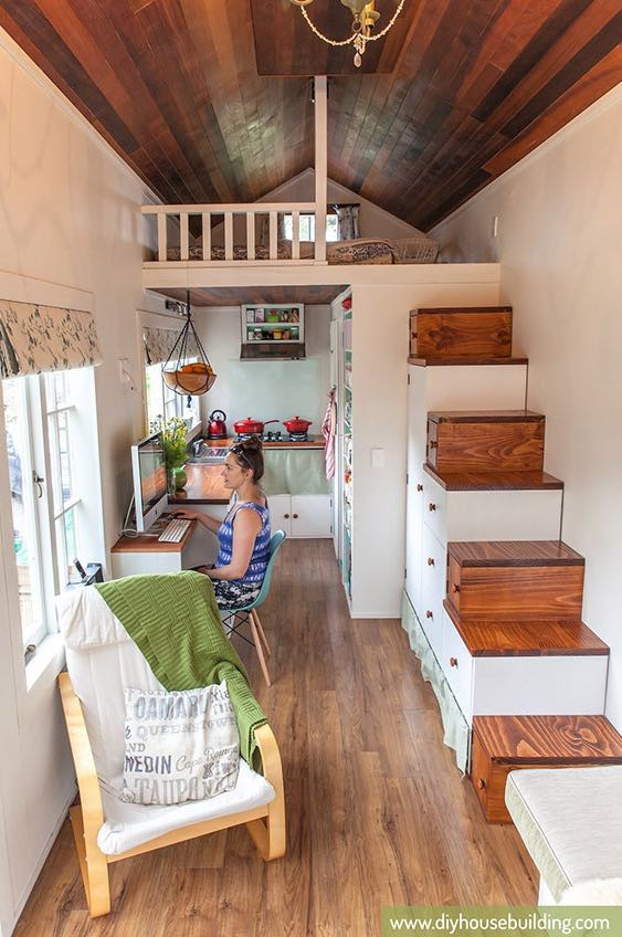 Best ideas about DIY Home Build
. Save or Pin Young Family s DIY Tiny House on Wheels Now.