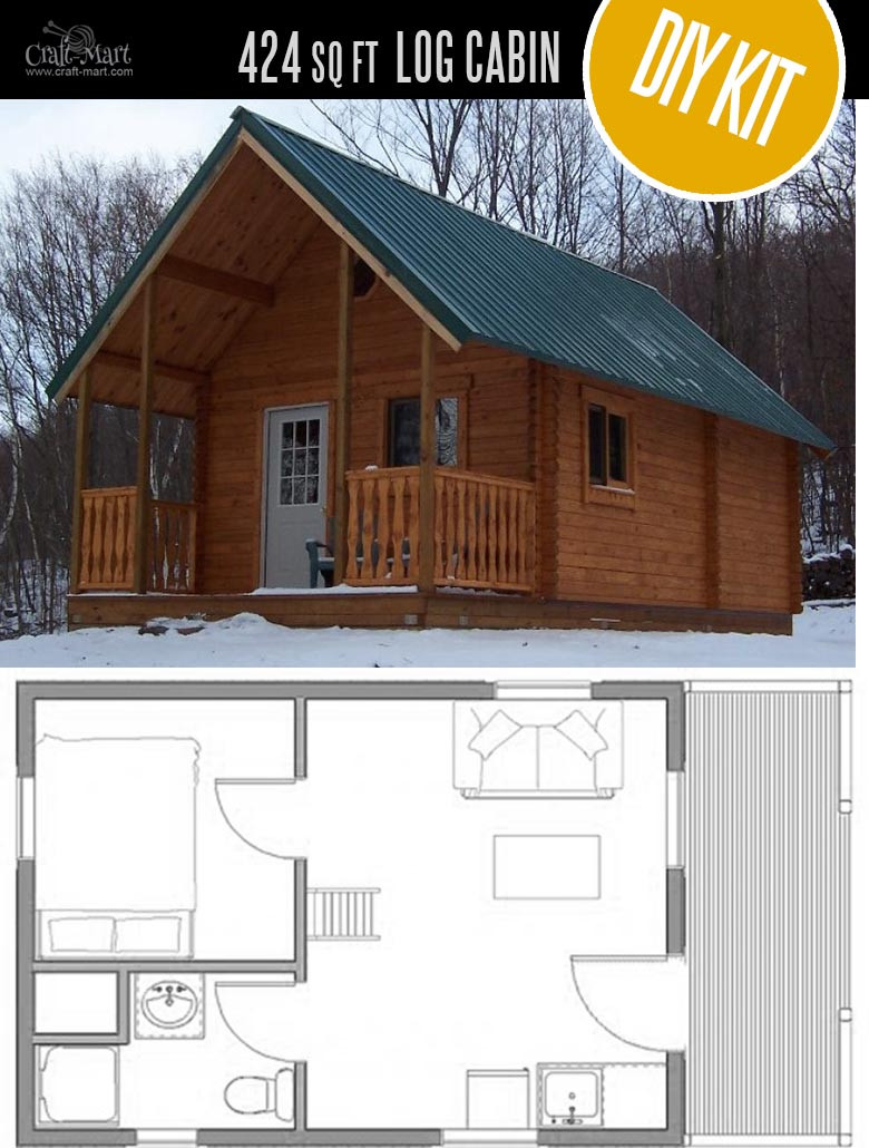 Best ideas about DIY Home Building Kit
. Save or Pin Tiny Log Cabin Kits Easy DIY Project Craft Mart Now.