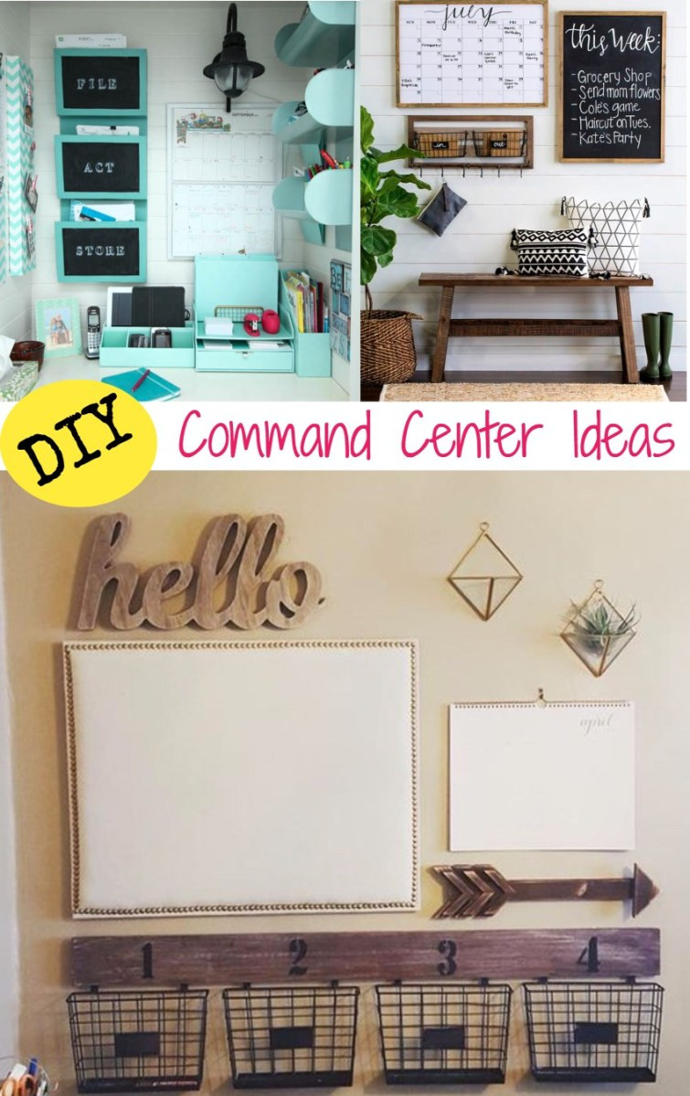 Best ideas about DIY Home Center
. Save or Pin DIY Home mand Centers To Organize Your Family s Life Now.
