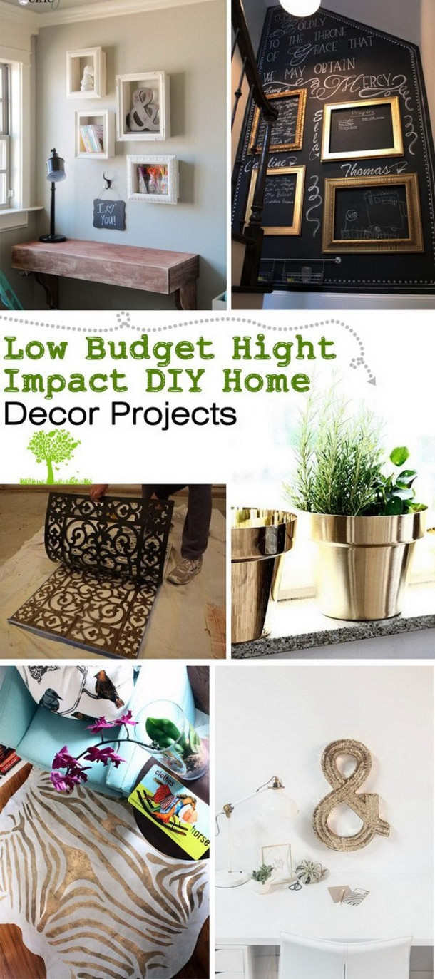 Best ideas about DIY Home Decorating Blog
. Save or Pin 20 Cheap But Amazing DIY Home Decor Projects Now.