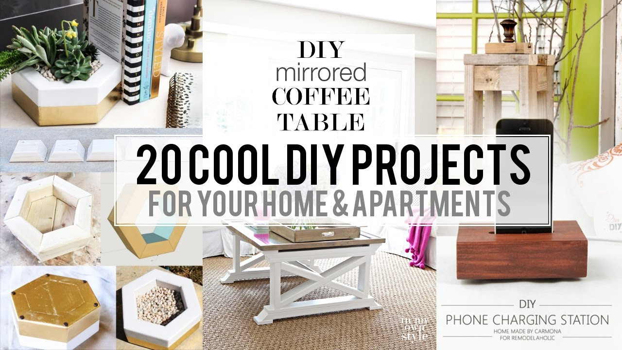 Best ideas about DIY Home Decorating Blog
. Save or Pin 20 Cool Home decor DIY Project Now.