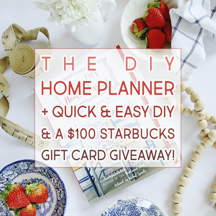 Best ideas about DIY Home Giveaway
. Save or Pin The DIY Home Planner A DIY A Giveaway The Cottage Market Now.