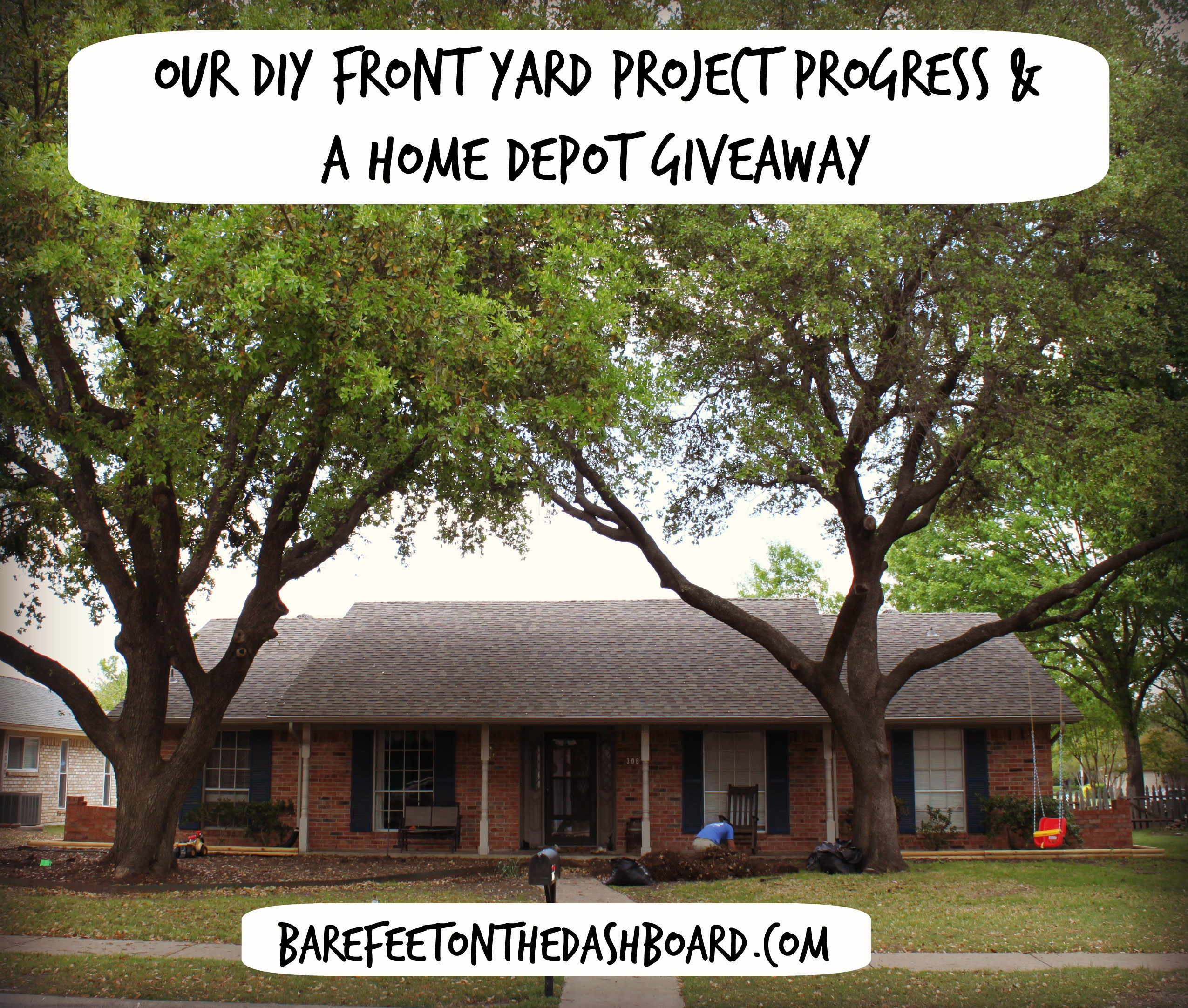 Best ideas about DIY Home Giveaway
. Save or Pin Our Massive DIY Yard Project and a Big Home Depot Giveaway Now.