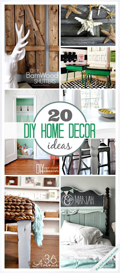Best ideas about DIY Home Idea
. Save or Pin 20 DIY Home Decor Ideas Now.