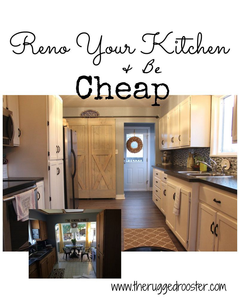 Best ideas about DIY Home Improvement
. Save or Pin Farmhouse Kitchen Reno for CHEAP Now.
