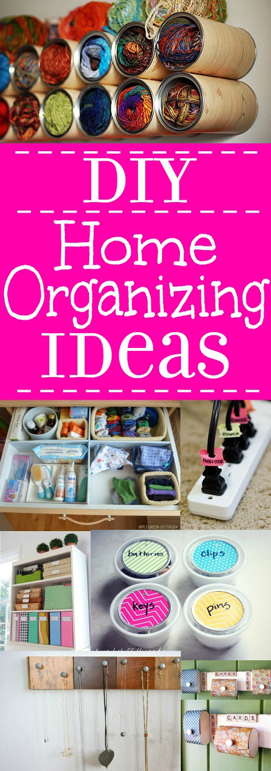 Best ideas about DIY Home Organization Ideas
. Save or Pin 35 DIY Home Organizing Ideas Now.