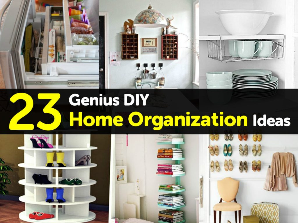 Best ideas about DIY Home Organization Ideas
. Save or Pin 23 Genius DIY Home Organization Ideas Now.