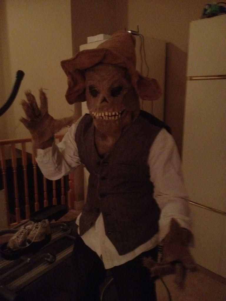 Best ideas about DIY Horror Costumes
. Save or Pin DIY Scary Scarecrow Mask With Moveable Jaw DIY Halloween Now.