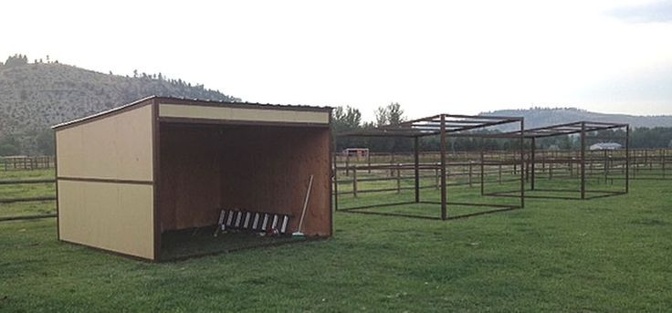 Best ideas about DIY Horse Barn Kit
. Save or Pin three 12 x 12 loafing sheds these might work out Now.