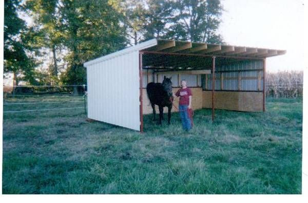 Best ideas about DIY Horse Barn Kit
. Save or Pin Portable Barn Open Shelter Frame 22 pole barn kit run in Now.
