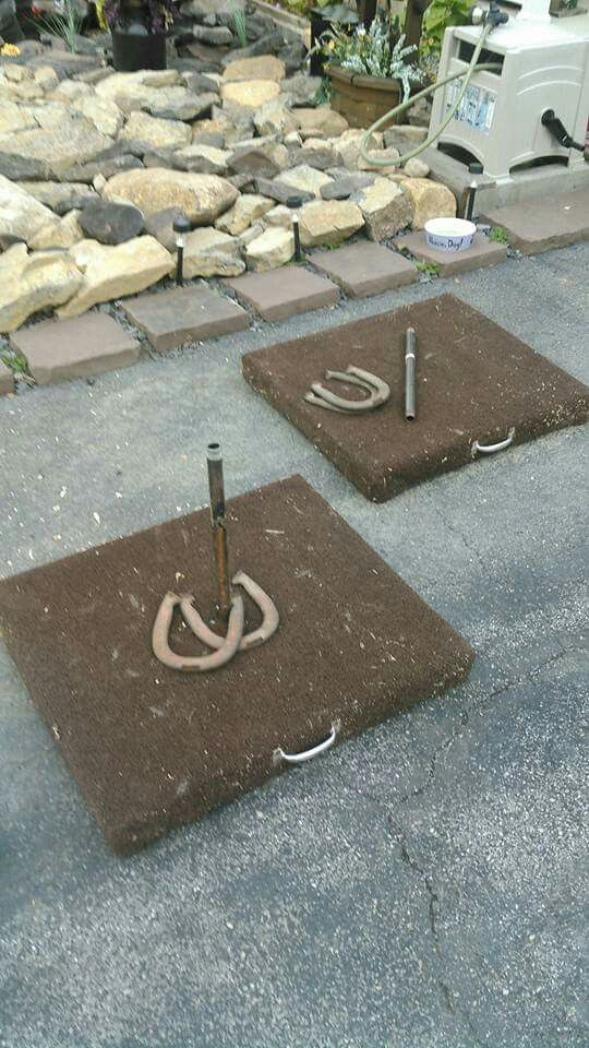 Best ideas about DIY Horseshoe Pit
. Save or Pin My portable horse shoe pits Now.