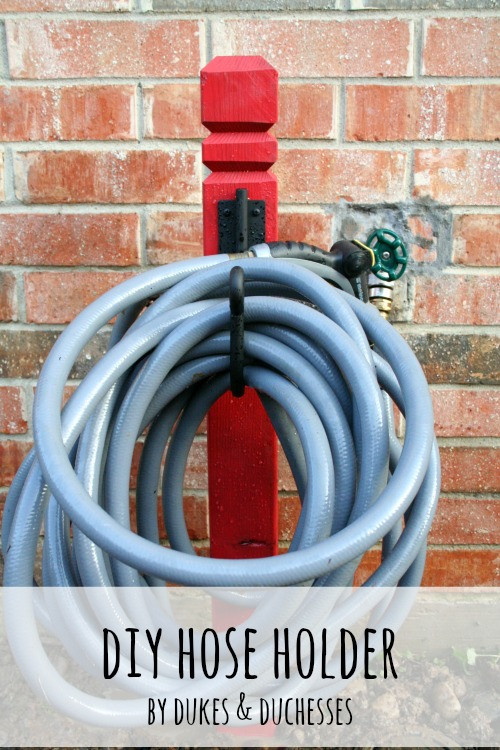 Best ideas about DIY Hose Holder
. Save or Pin DIY Picket Fence & Fence Post Themed Outdoor Garden Bench Now.