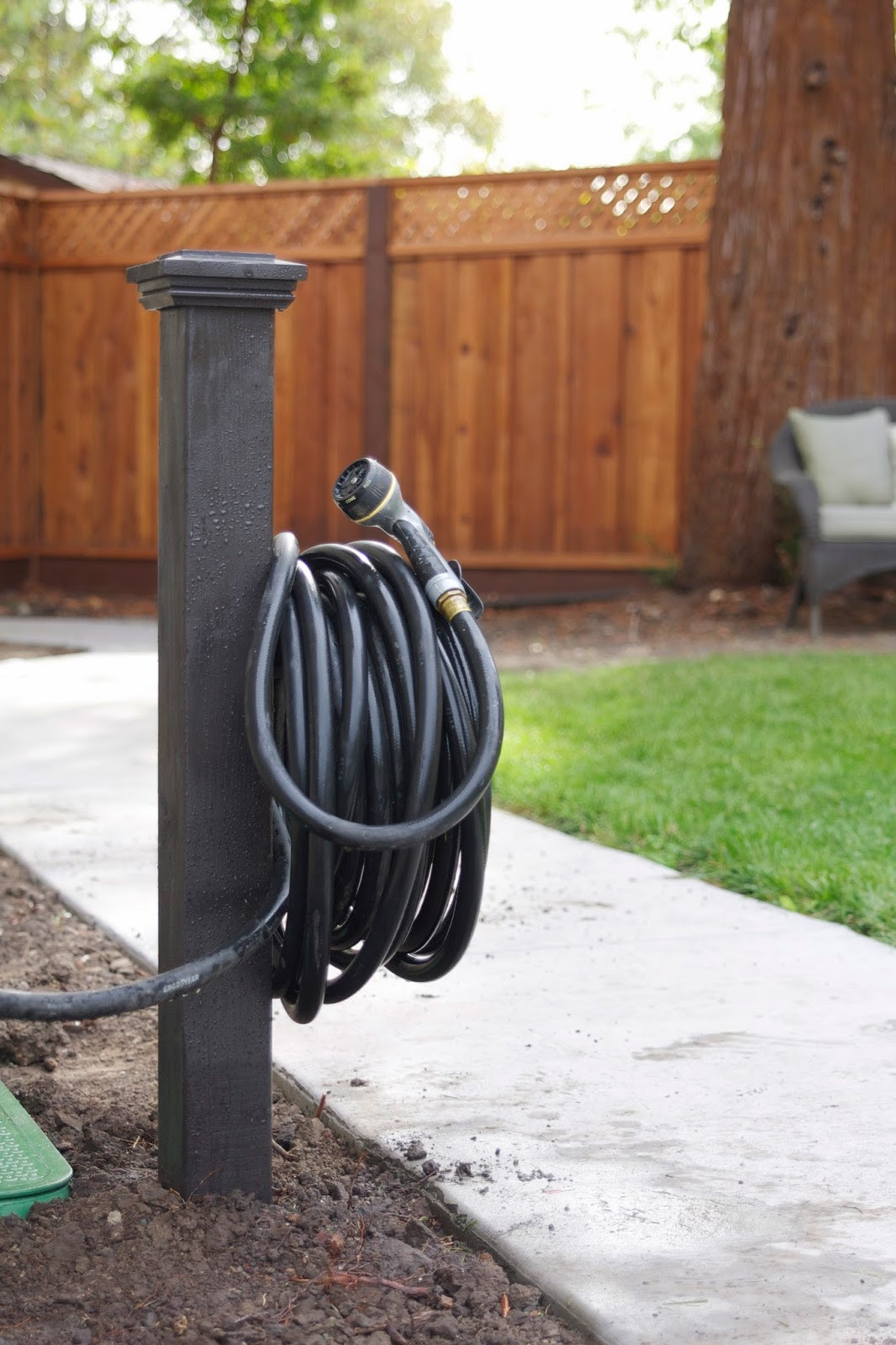 Best ideas about DIY Hose Holder
. Save or Pin I did the exact same thing for the hose in the front yard… Now.