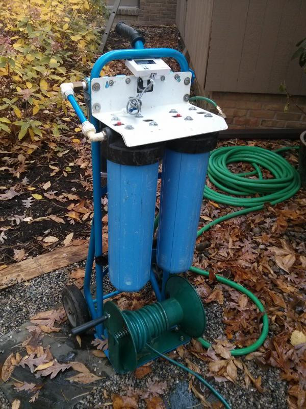Best ideas about DIY Hose Reel
. Save or Pin DIY DI Cart w Hose Reel Waterfed Poles Window Cleaning Now.
