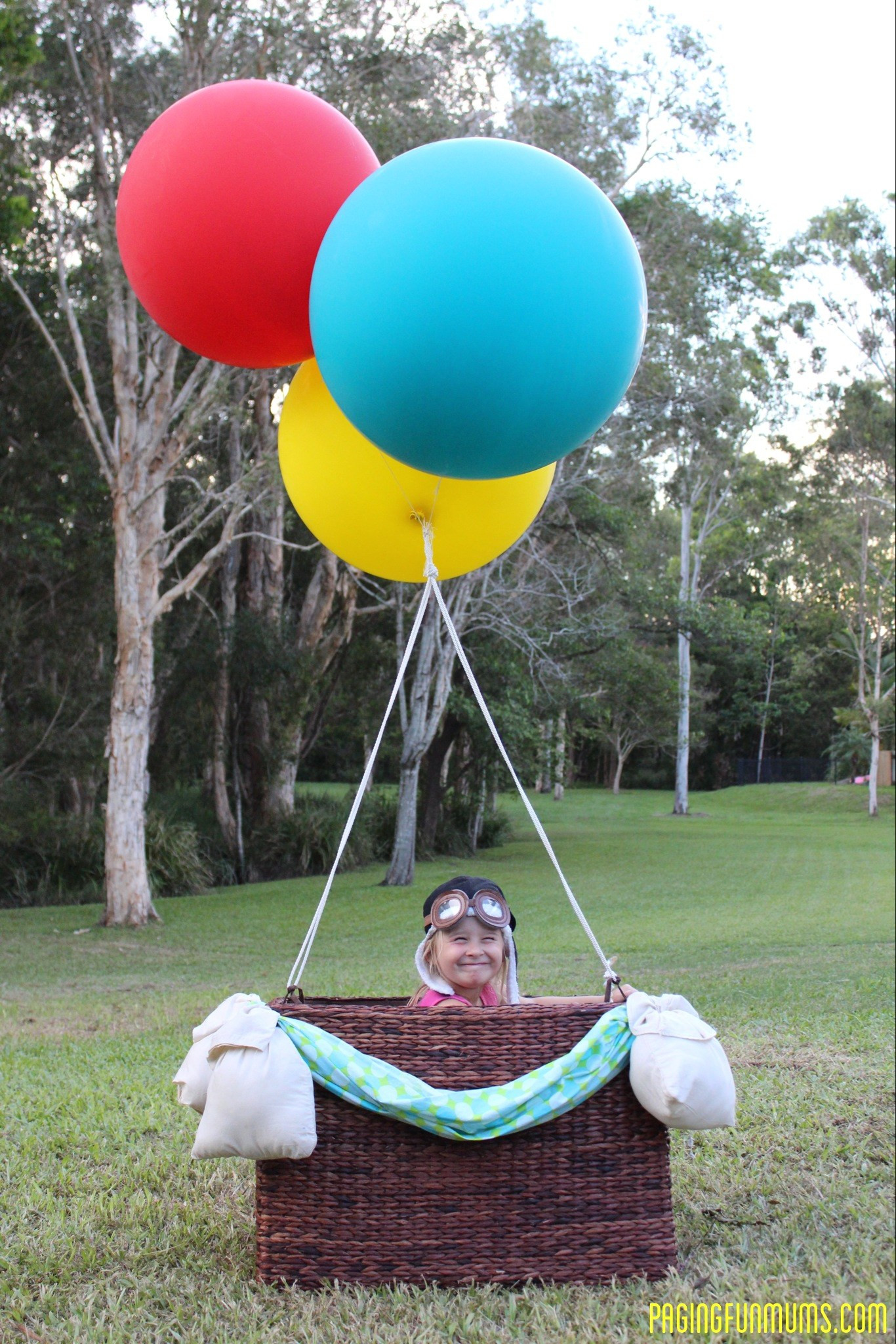 Best ideas about DIY Hot Air Balloon
. Save or Pin DIY Hot Air Balloon Prop Louise Paging Fun Mums Now.