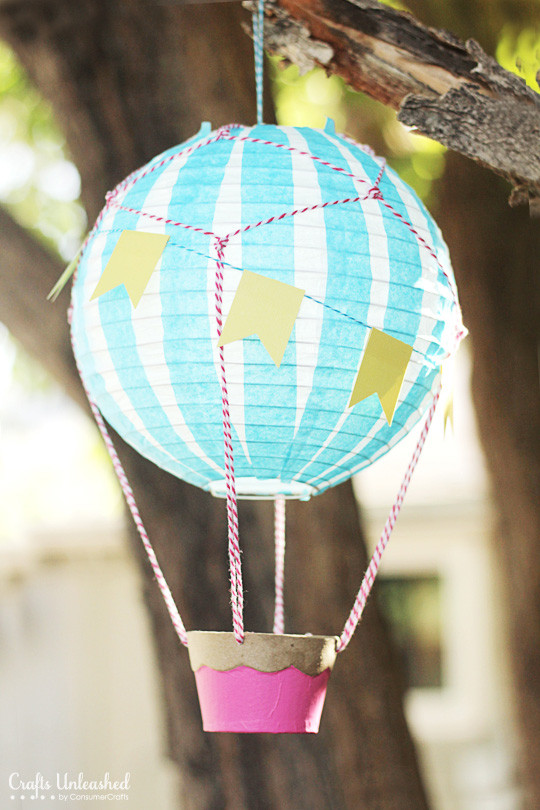 Best ideas about DIY Hot Air Balloon
. Save or Pin How to Make a Hot Air Balloon Vintage Style Now.