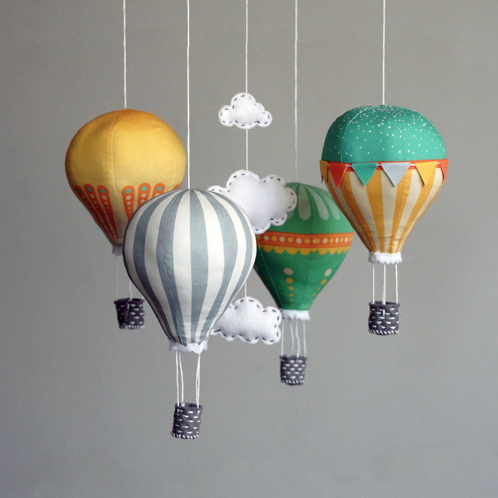 Best ideas about DIY Hot Air Balloons
. Save or Pin DIY baby mobile kit hot air balloon kit modern nursery Now.