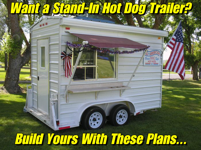 Best ideas about DIY Hot Dog Cart
. Save or Pin Home built stand in concession trailer from the E Z Built Now.