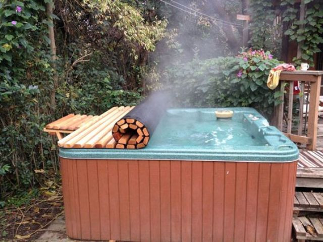 Best ideas about DIY Hot Tub Covers
. Save or Pin 30 Cool And Inviting Outdoor Jacuzzi Ideas DigsDigs Now.