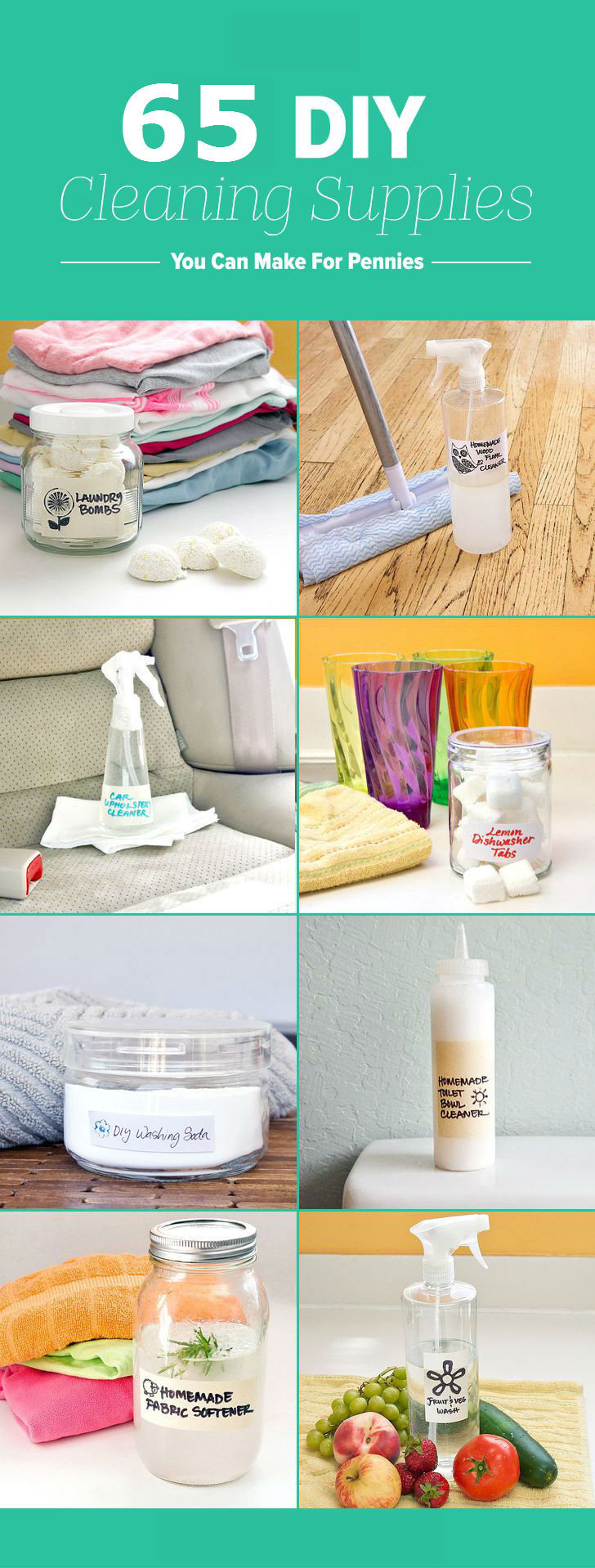 Best ideas about DIY House Cleaning
. Save or Pin 65 DIY Cleaning Ideas Now.