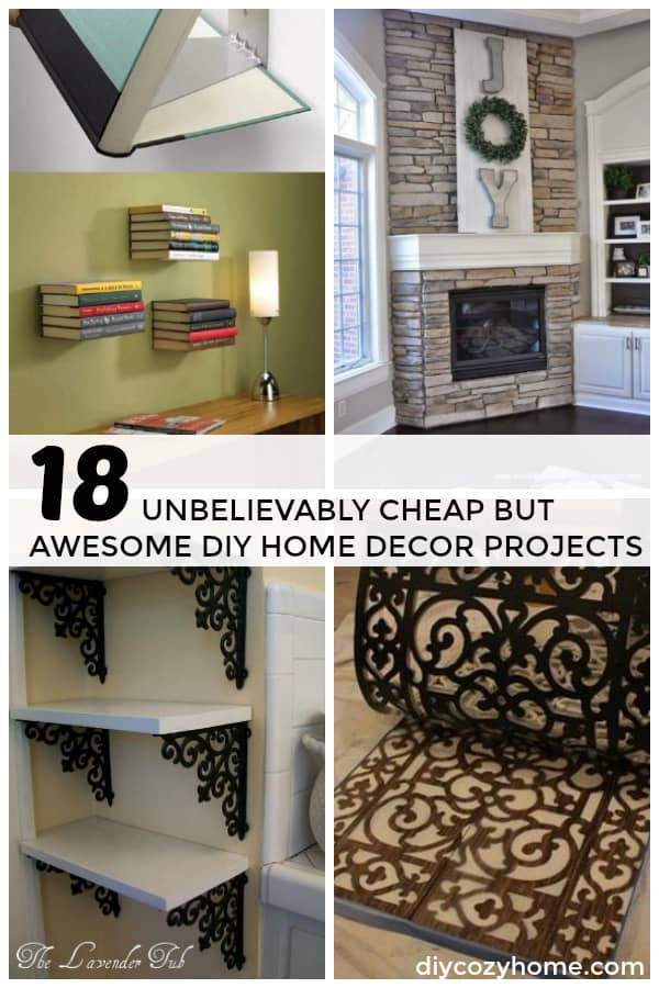 Best ideas about DIY House Decor
. Save or Pin 18 Unbelievably Cheap But Awesome DIY Home Decor Projects Now.