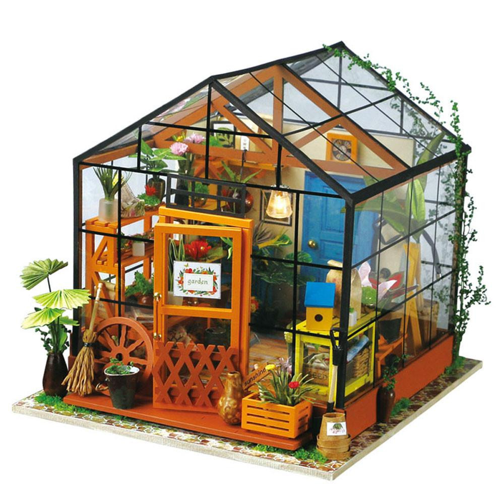 Best ideas about DIY House Kits
. Save or Pin Robotime DIY Miniature Dollhouse Kit DG104 Cathy s Flower Now.