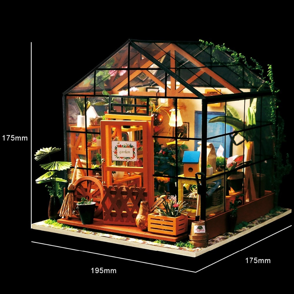 Best ideas about DIY House Kits
. Save or Pin Robotime Miniature Doll House DIY Kathy s Green Garden Now.