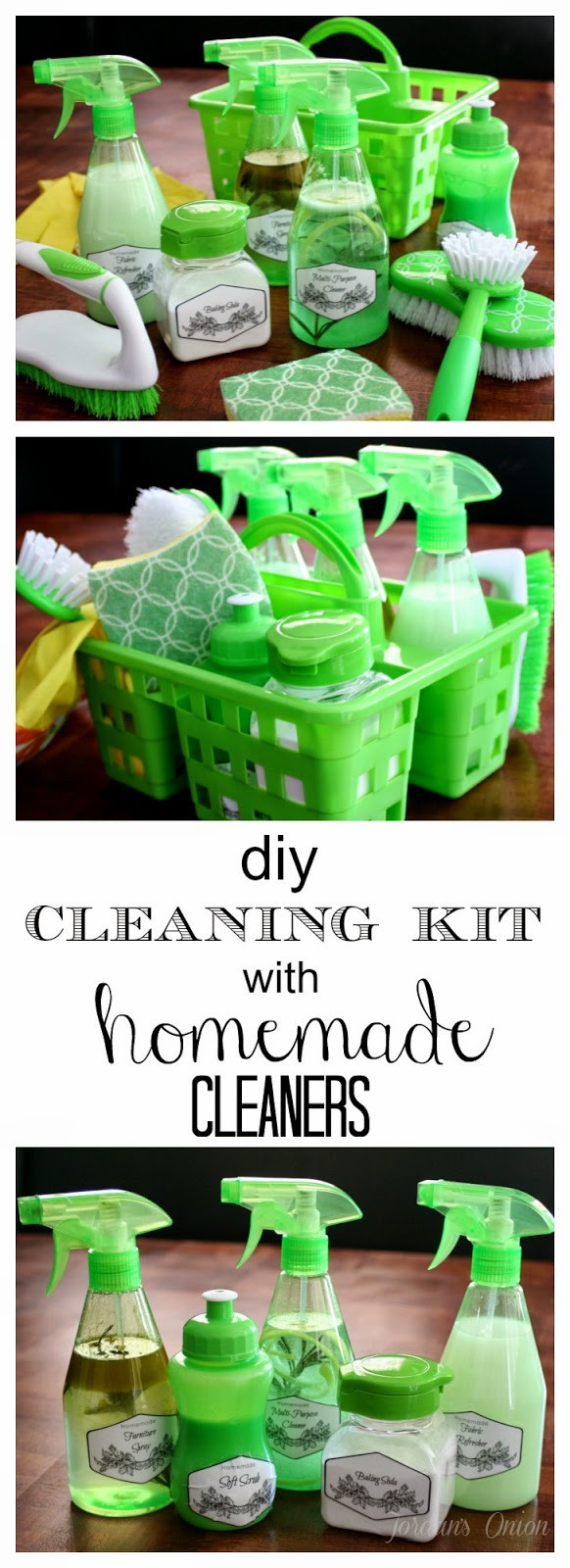 Best ideas about DIY Household Cleaners
. Save or Pin DIY Cleaning Kit with Homemade Cleaners – Jordan s Easy Now.