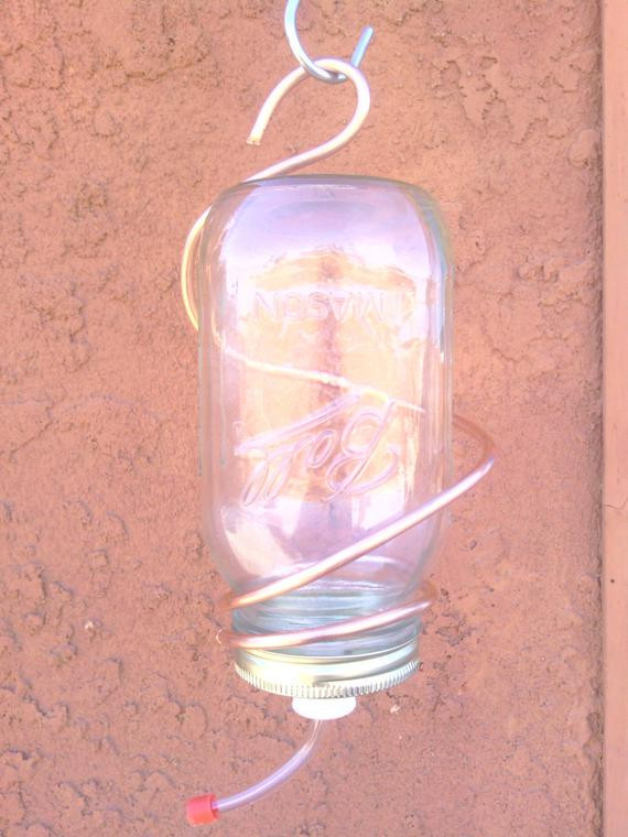 Best ideas about DIY Hummingbird Feeder Mason Jar
. Save or Pin Items similar to Ball Mason Jar Hummingbird Feeder with Now.