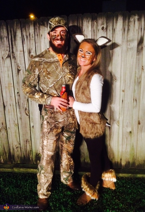 Best ideas about DIY Hunter Costume
. Save or Pin Deer and Hunter Couples Halloween Costume Now.