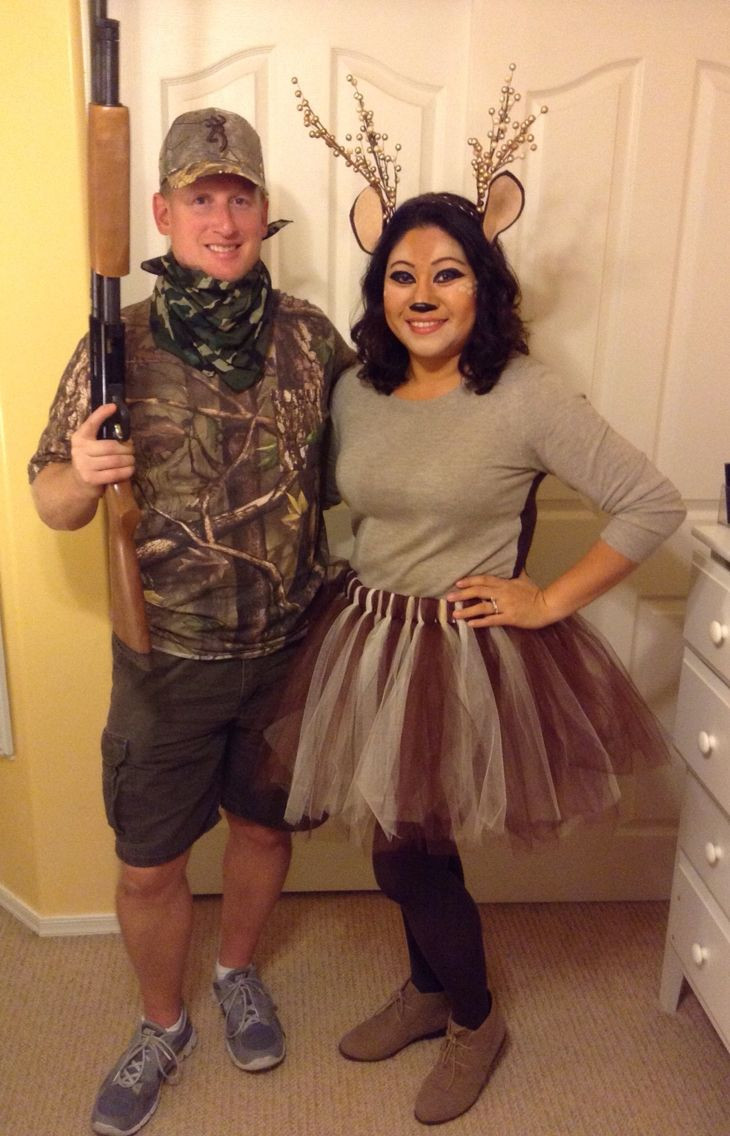 Best ideas about DIY Hunter Costume
. Save or Pin DIY Hunter Deer Halloween Costume for Couples easy last Now.