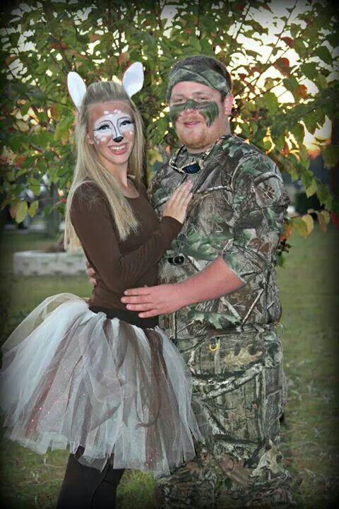 Best ideas about DIY Hunter Costume
. Save or Pin Cute easy diy couples costume as a doe and hunter I did Now.