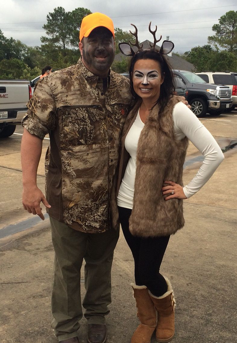 Best ideas about DIY Hunter Costume
. Save or Pin DIY Halloween Costume Deer and her Hunter Now.