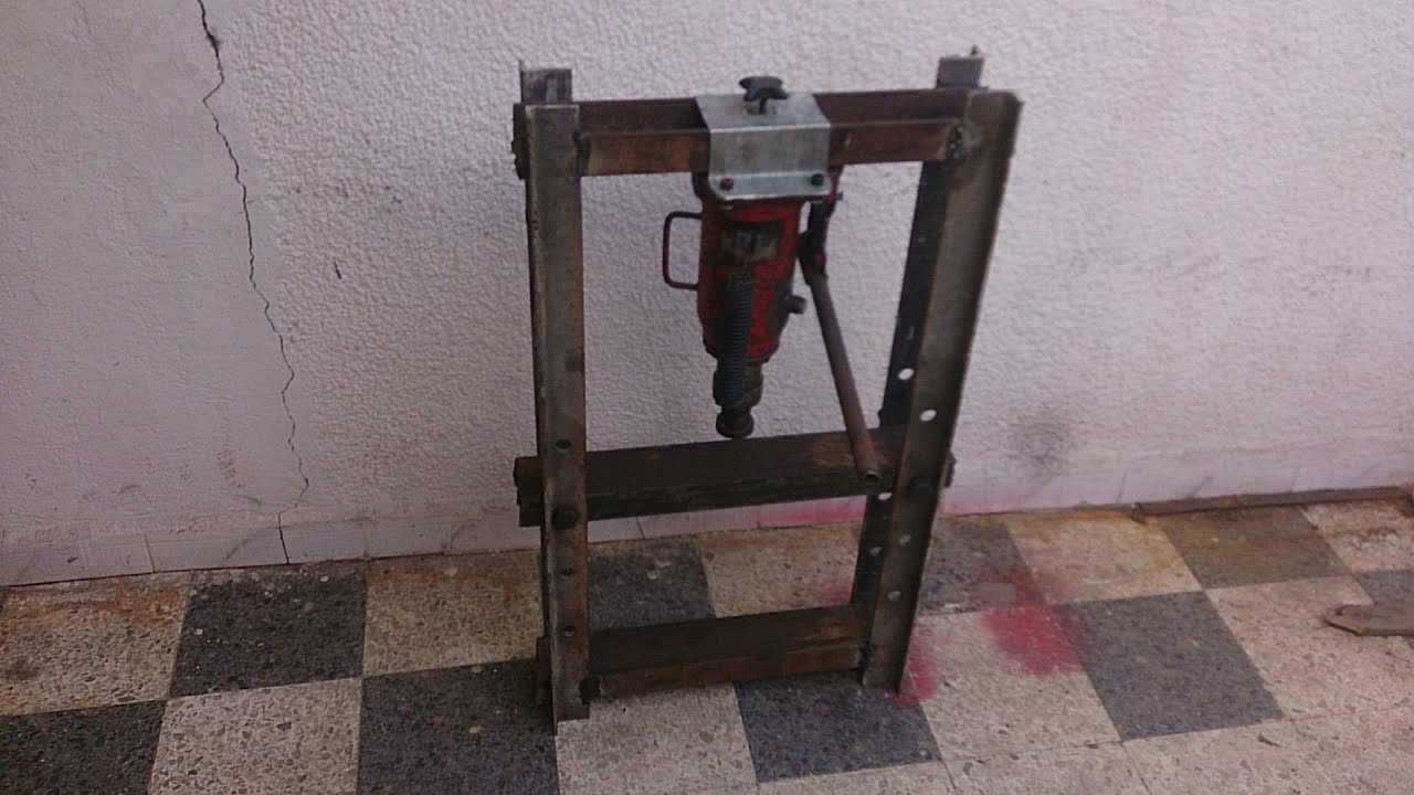 Best ideas about DIY Hydraulic Press
. Save or Pin DIY HYDRAULIC PRESS MADE FROM JUNK & 20TON JACK Now.