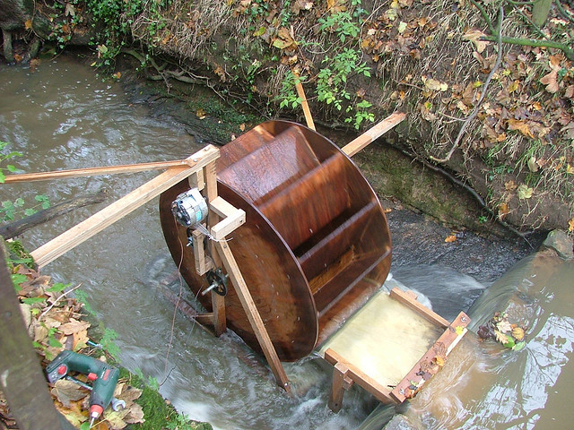Best ideas about DIY Hydroelectric Generator
. Save or Pin Water wheel DIY livin off the grid Love Cars Now.