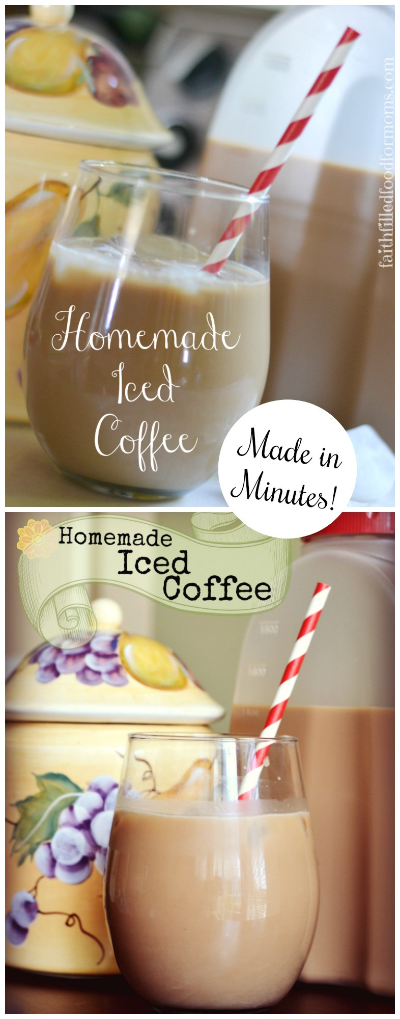 Best ideas about DIY Iced Coffee
. Save or Pin Homemade Iced Coffee Now.