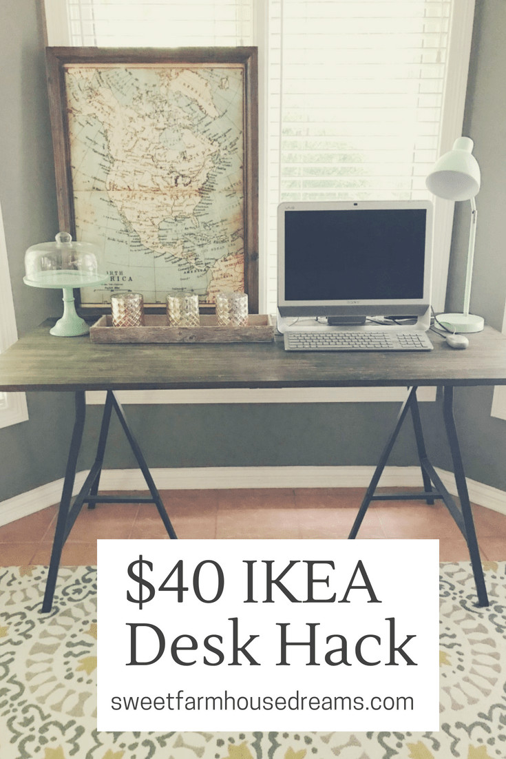 Best ideas about DIY Ikea Desk
. Save or Pin IKEA DIY Desk Hack $40 Now.