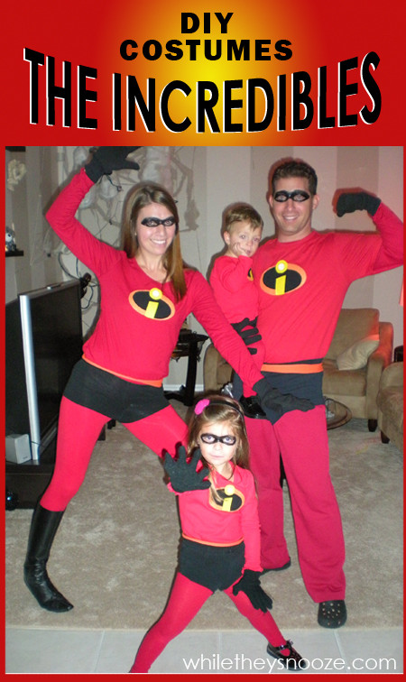 Best ideas about DIY Incredible Costume
. Save or Pin While They Snooze How to Make The Incredibles Halloween Now.