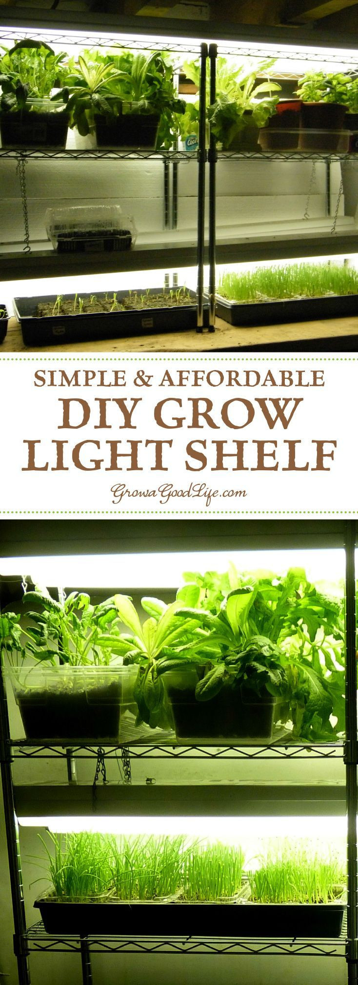 Best ideas about DIY Indoor Herb Garden With Grow Light
. Save or Pin Build a Grow Light System for Starting Seeds Indoors Now.