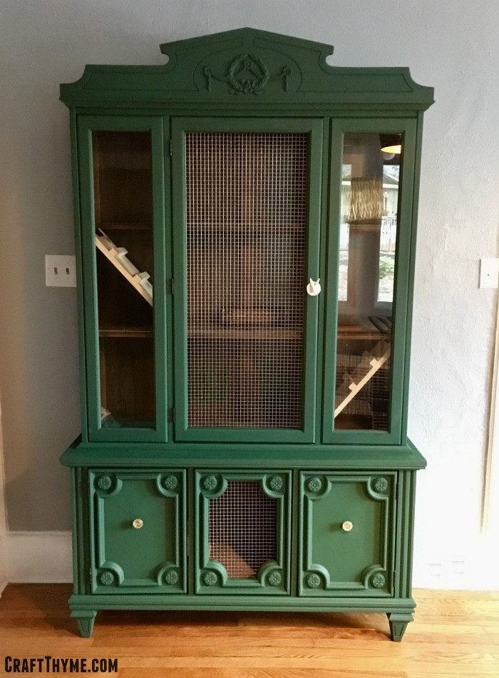 Best ideas about DIY Indoor Rabbit Cage
. Save or Pin Make a Indoor Rabbit Hutch From a China Cabinet • Craft Thyme Now.