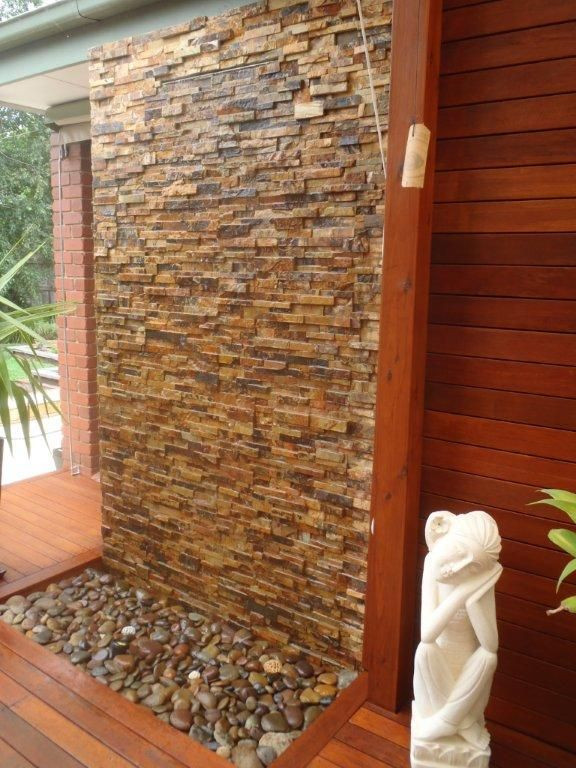 Best ideas about DIY Indoor Water Wall
. Save or Pin DIY Wall Cascading Water Features with Stone Cladding Now.