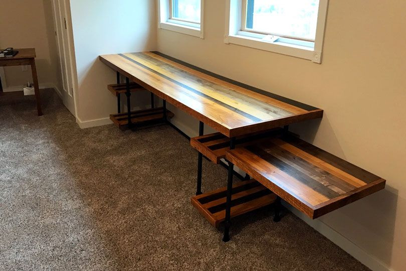 Best ideas about DIY Industrial Pipe Desk
. Save or Pin DIY Industrial Pipe Desk with Adjustable Shelves Now.