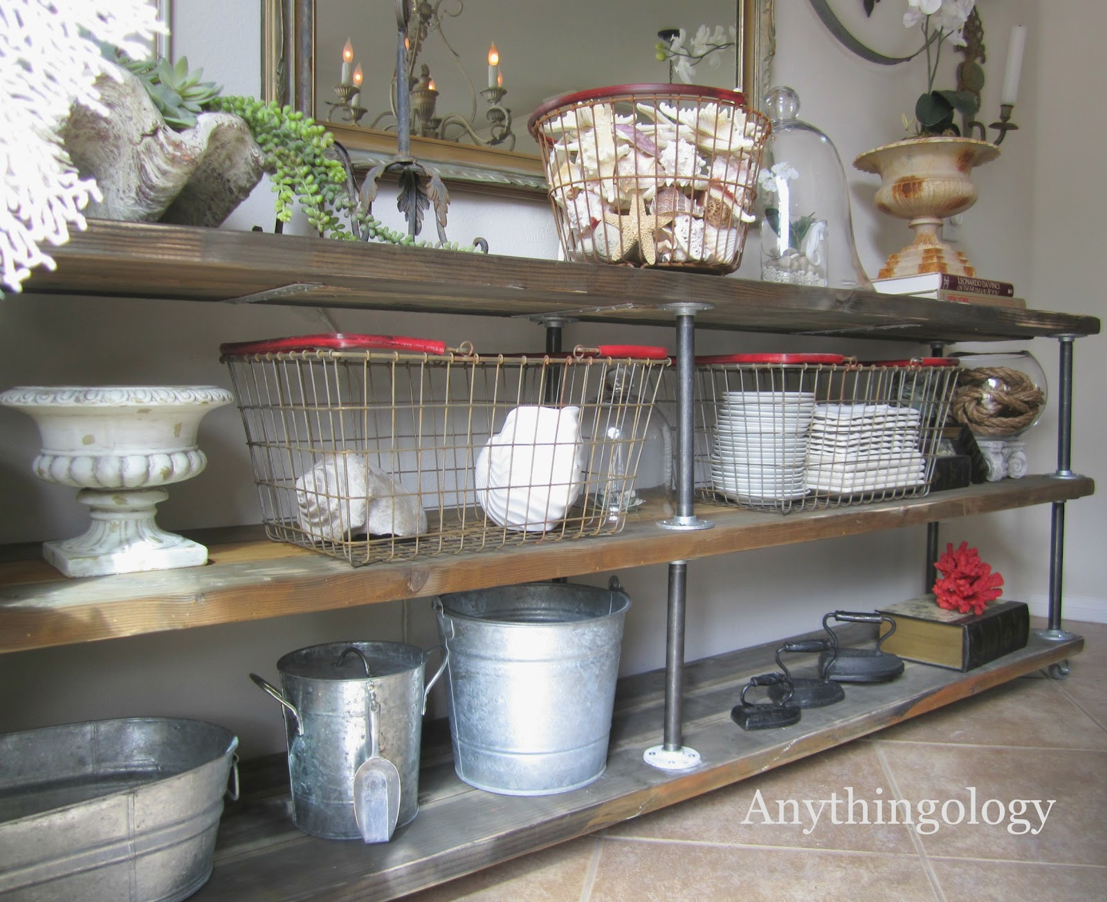 Best ideas about DIY Industrial Shelves
. Save or Pin Anythingology DIY Industrial Shelves Now.