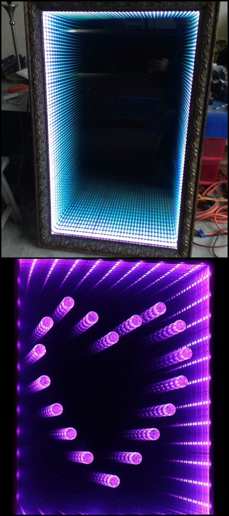 Best ideas about DIY Infinity Mirror
. Save or Pin How to make an infinity LED mirror Built Now.