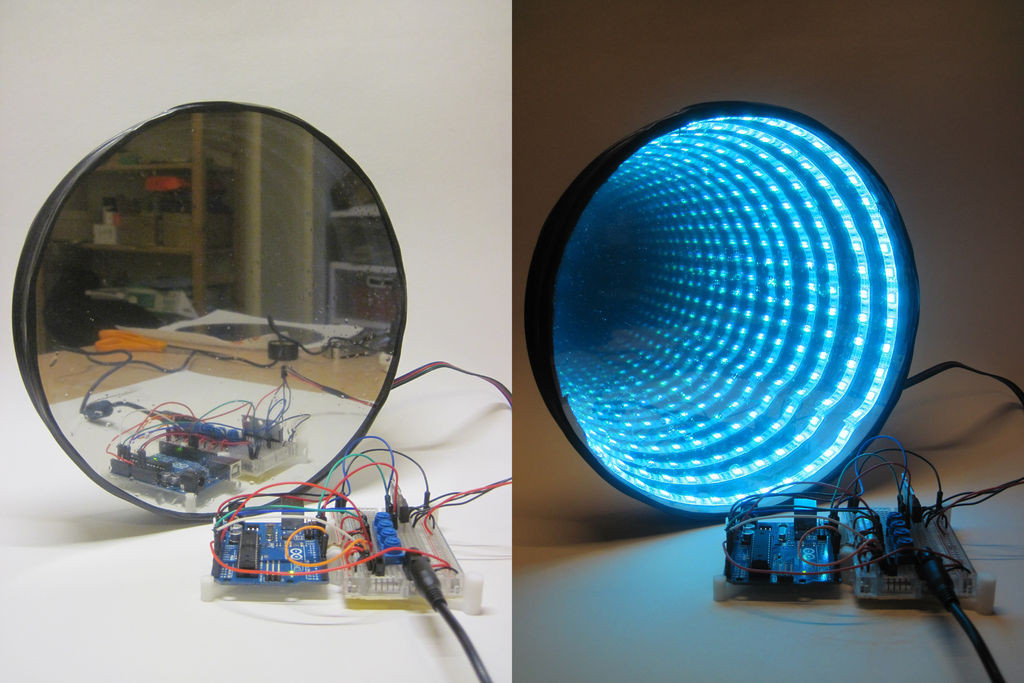 Best ideas about DIY Infinity Mirror
. Save or Pin RGB LED Infinity Mirror Hacked Gad s – DIY Tech Blog Now.