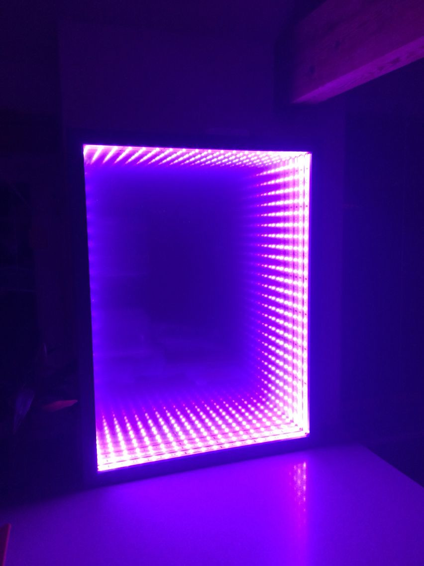 Best ideas about DIY Infinity Mirror
. Save or Pin Infinity Mirror DIY it s easy Made from a box picture Now.