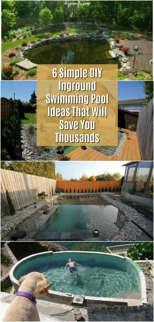 Best ideas about DIY Inground Pool
. Save or Pin 6 Simple DIY Inground Swimming Pool Ideas That Will Save Now.